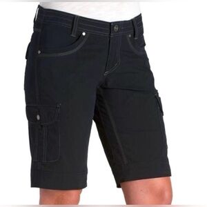 KÜHL Splash Women’s 11” Shorts Charcoal Black Size 10